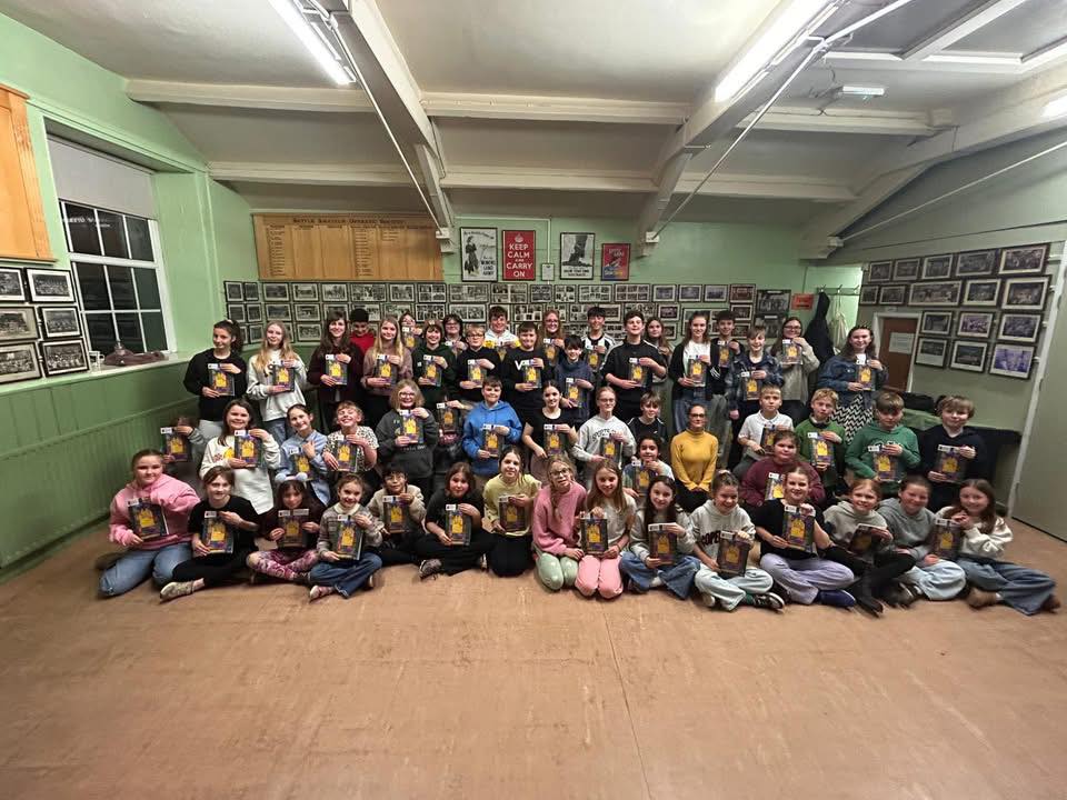 SAOS cast together in the rehearsal room